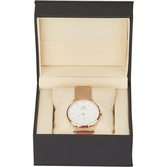 Luxury Black Watch Gift Box PU Leather Jewelry Display Case for Men - Picture 5 of 8